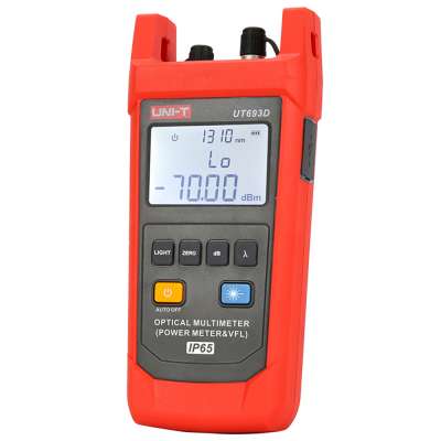 UNI-T UT693D Waterproof Dustproof Optical Power Meter Machine Support IP65 /CW