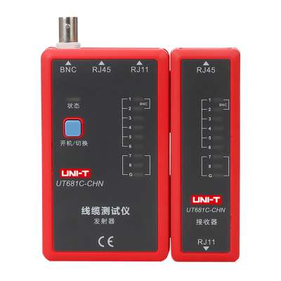 UNI-T UT681C Network RJ45 RJ11 BNC Telephone Wire Tracker Ethernet LAN Detector Line Finder Cable Tester