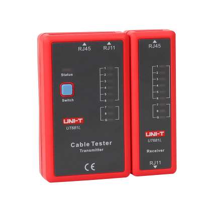 UNI-T UT681L LAN Auto LED Tester Network Cable Telephone Line Dual-use Tester BNC HDMI Repair Tool Cable Tester