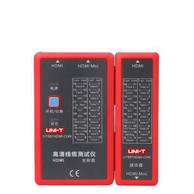 UNI-T UT681HDMI Cable Tester LAN Auto Network Ethernet Telephone BNC HDMI Repair Tool LED Tester